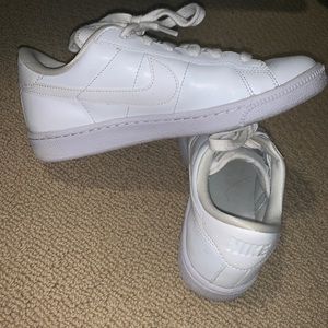 White Nike sneakers